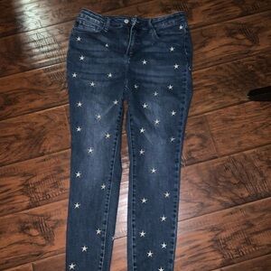 Women's Star-Patterned  Judy Blue Jeans